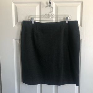 J.Jill Charcoal Grey Ponte Pencil Skirt-NWT- 1X